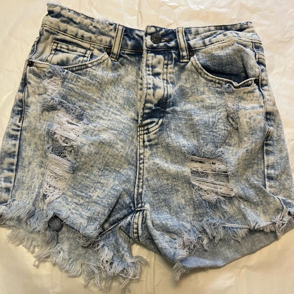 Great Smoky Los Angeles distressed Jean Shorts Size S - Picture 1 of 3